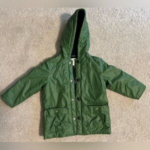 Janie and Jack hooded lined raincoat